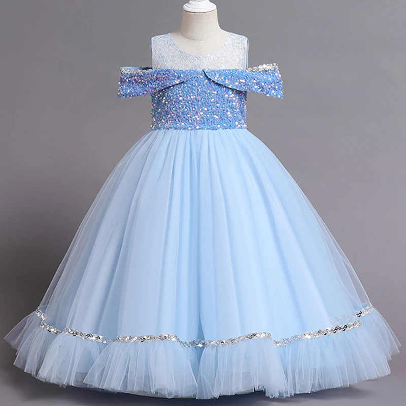 Женское длинное кружевное бальное платье элегантное с цветами принцессы на