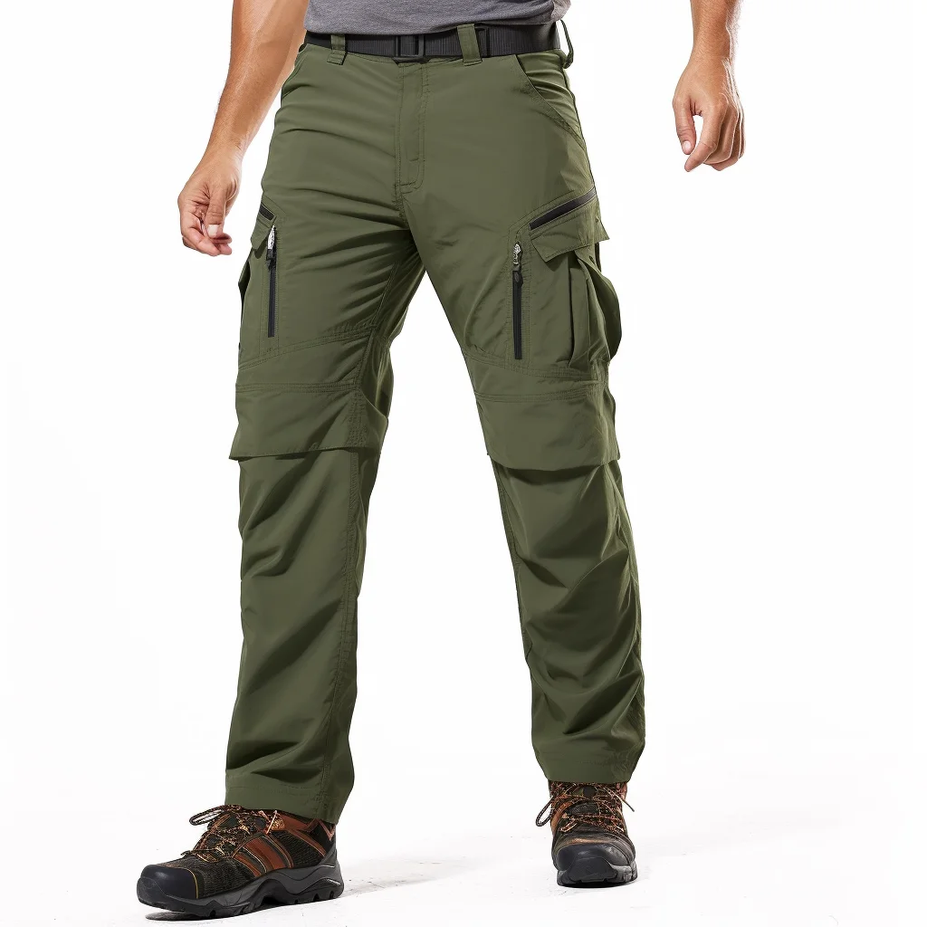 

Men's Cargo Pants for Hiking Outdoor Removable Calf Leg