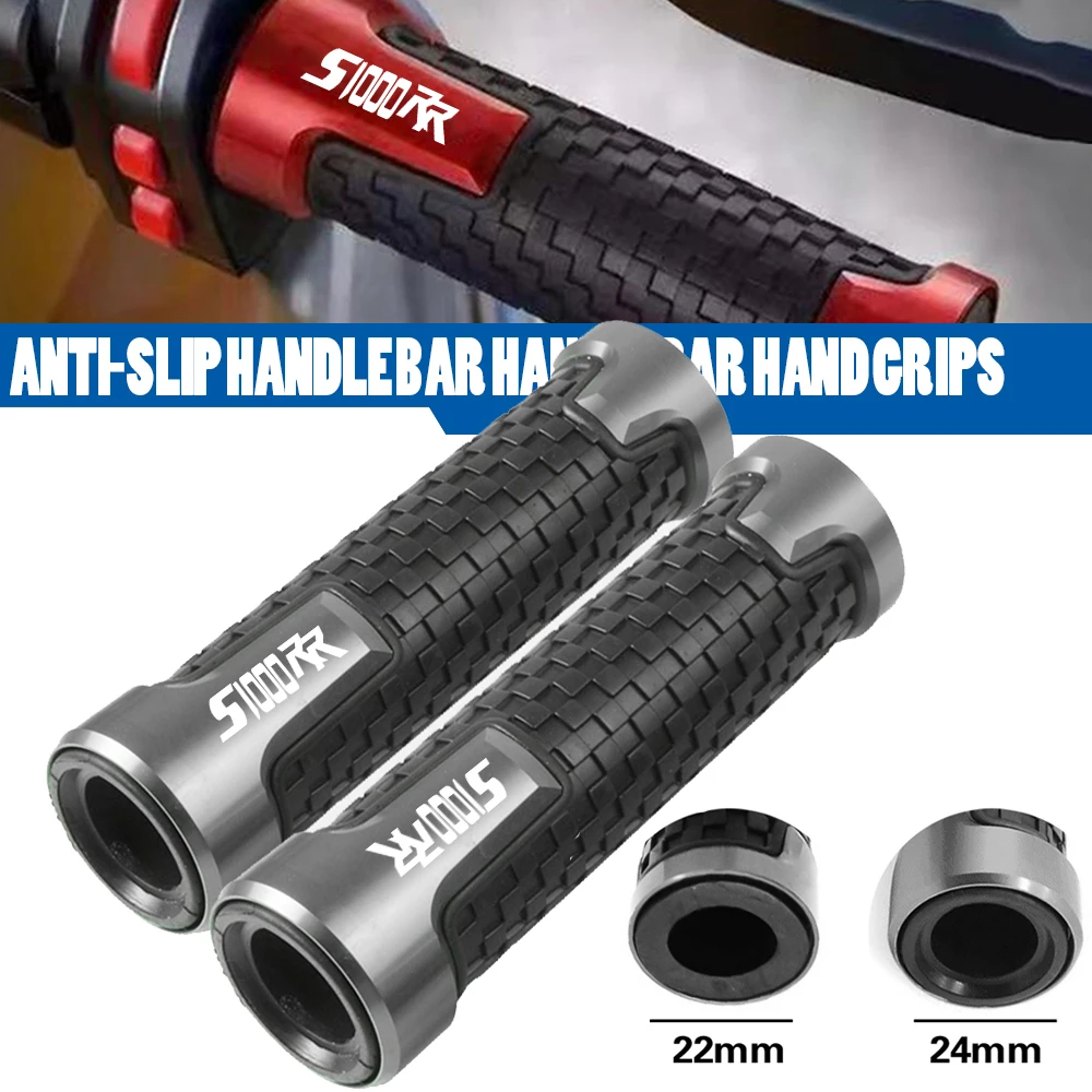 

S1000 RR Motorcycle 7/8"22mm Anti-Slip Handle Bar Handlebar Grips For BMW S1000RR S 1000 RR 2010-2018 2017 2016 2015 2014 2013