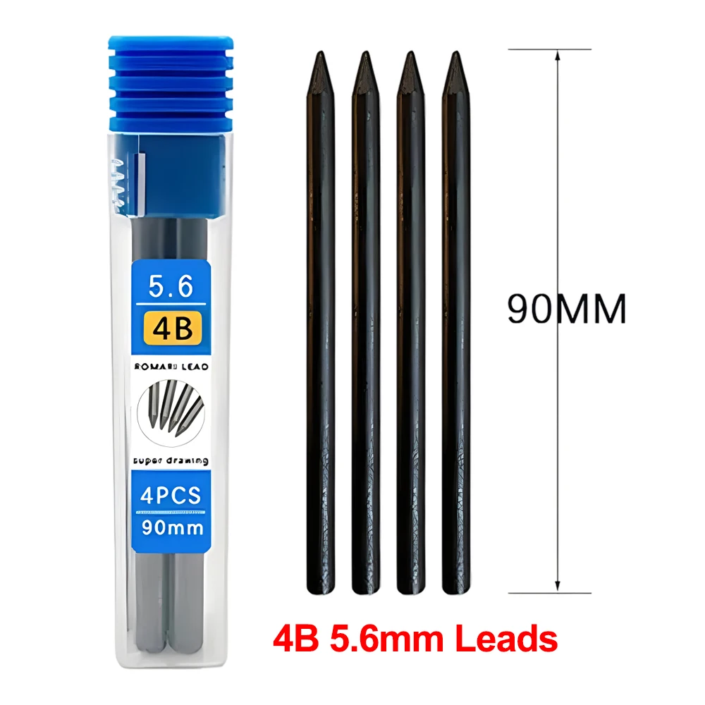 Механические карандаши Kawaii 5,6 мм 2B 4B 6B 8B