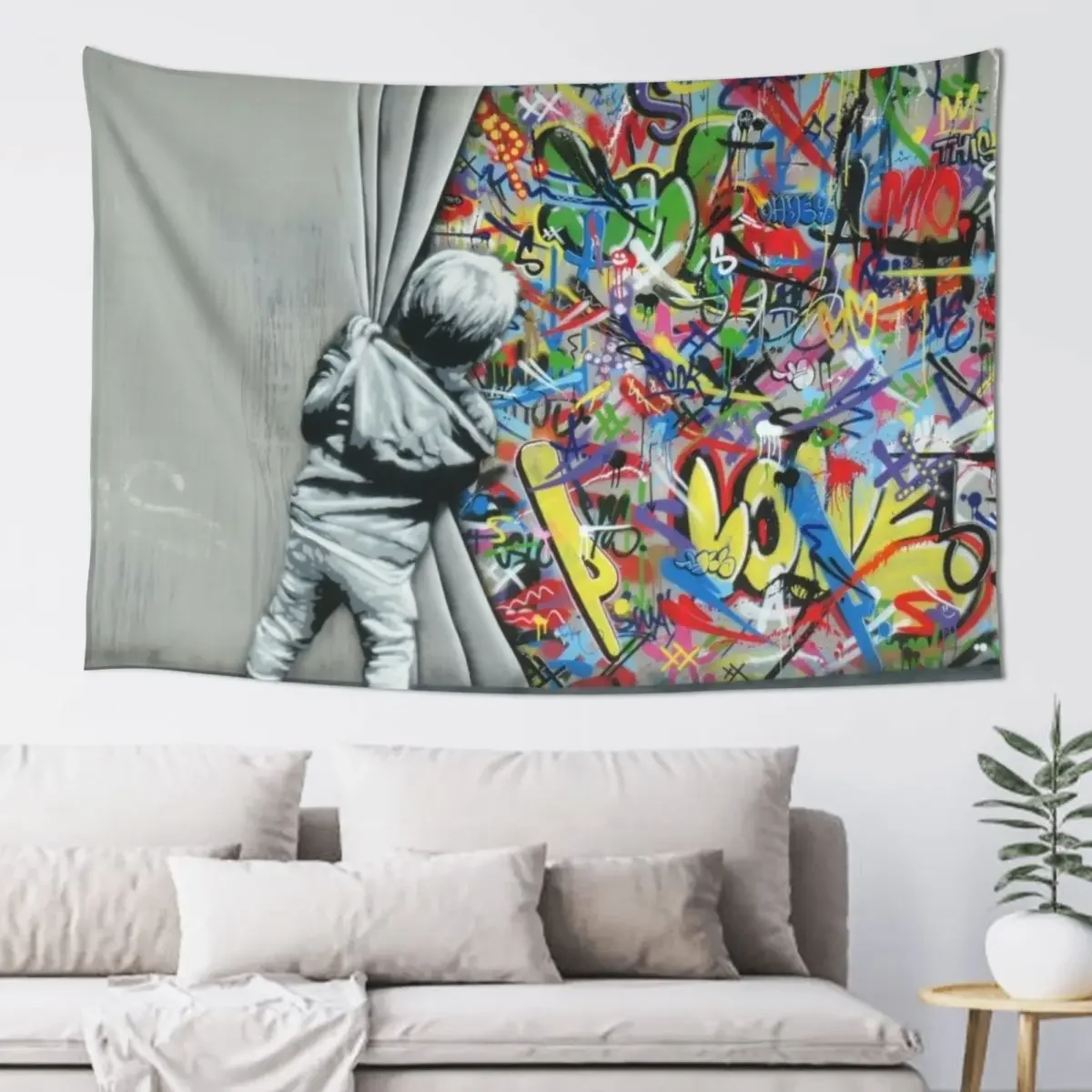 Гобелен Behind the Curtain - Martin Whatson (Wynwood Walls Edition)