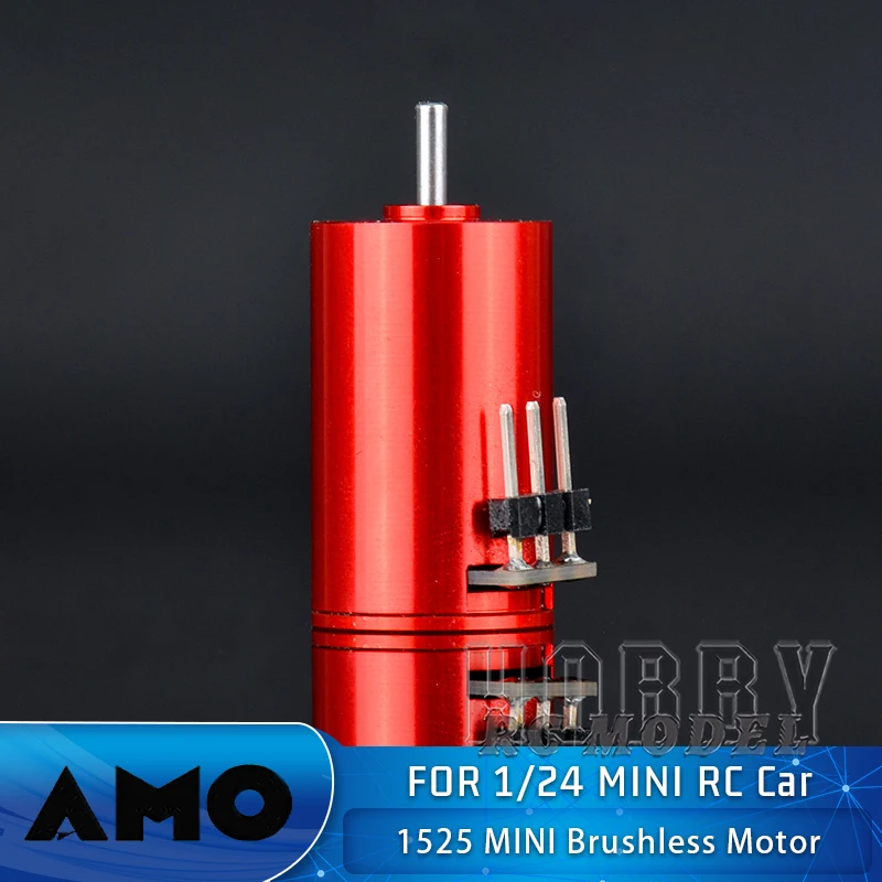 Модель автомобиля 1/24 Mosquito RC, обновленная мощность, 1525 Бесщеточный мини-двигатель 2,0 кв мм