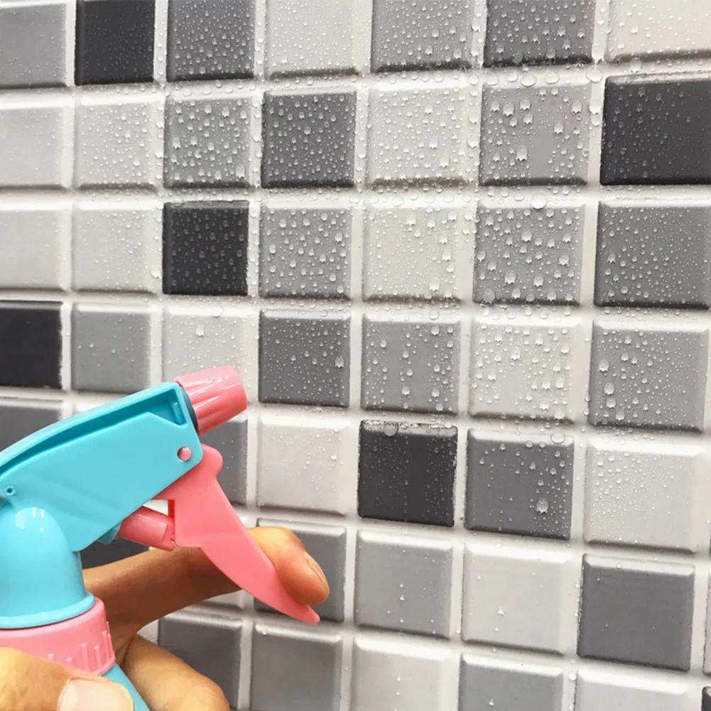 1 шт. 3D кухонная настенная плитка мозаичная наклейка для ванной комнаты высокая