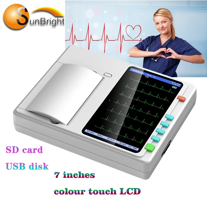 

3 6 Channel Digital ECG Machine with High Quality