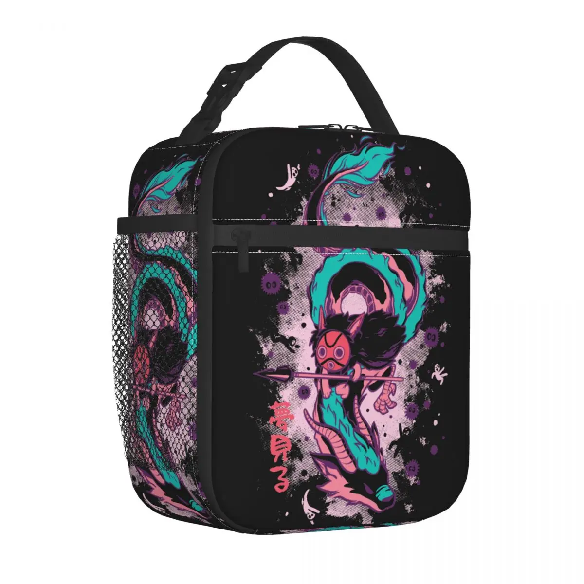 

The Princess The Dragon Insulated Lunch Bags Thermal Bag Meal Container Spirited Away Tote Lunch Box Food Handbags Beach Outdoor