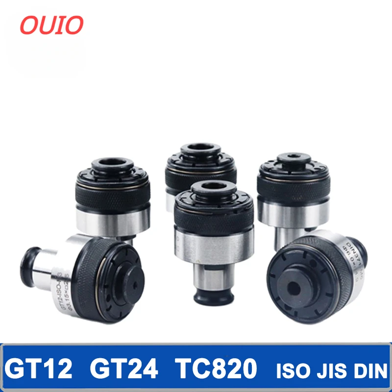 

OUIO GT12 GT24 TC820 Torsion Overload Protection Tapping Chuck Drill Rocker Drill Tap ISO JIS DIN M4 M6 M8 M10 M14 M16 M18 M20