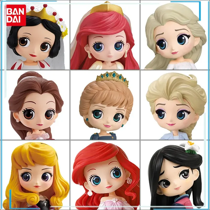

Bandai Disney Princess Brand New Genuine Different Styles of Cute Cartoon Anime Characters Ariel Alecia Beth Kids Brinquedos