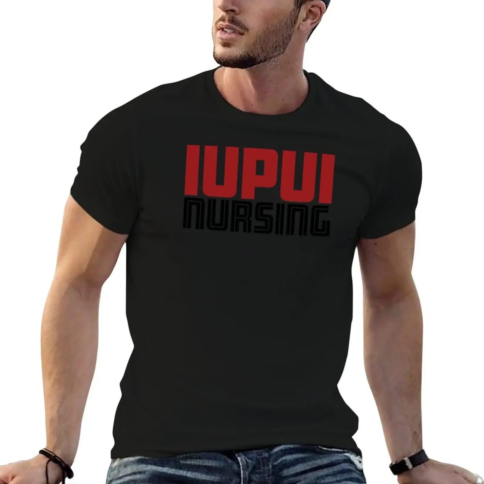 Футболка iupui nursing major винтажные дизайнерские рубашки тяжелые футболки большого