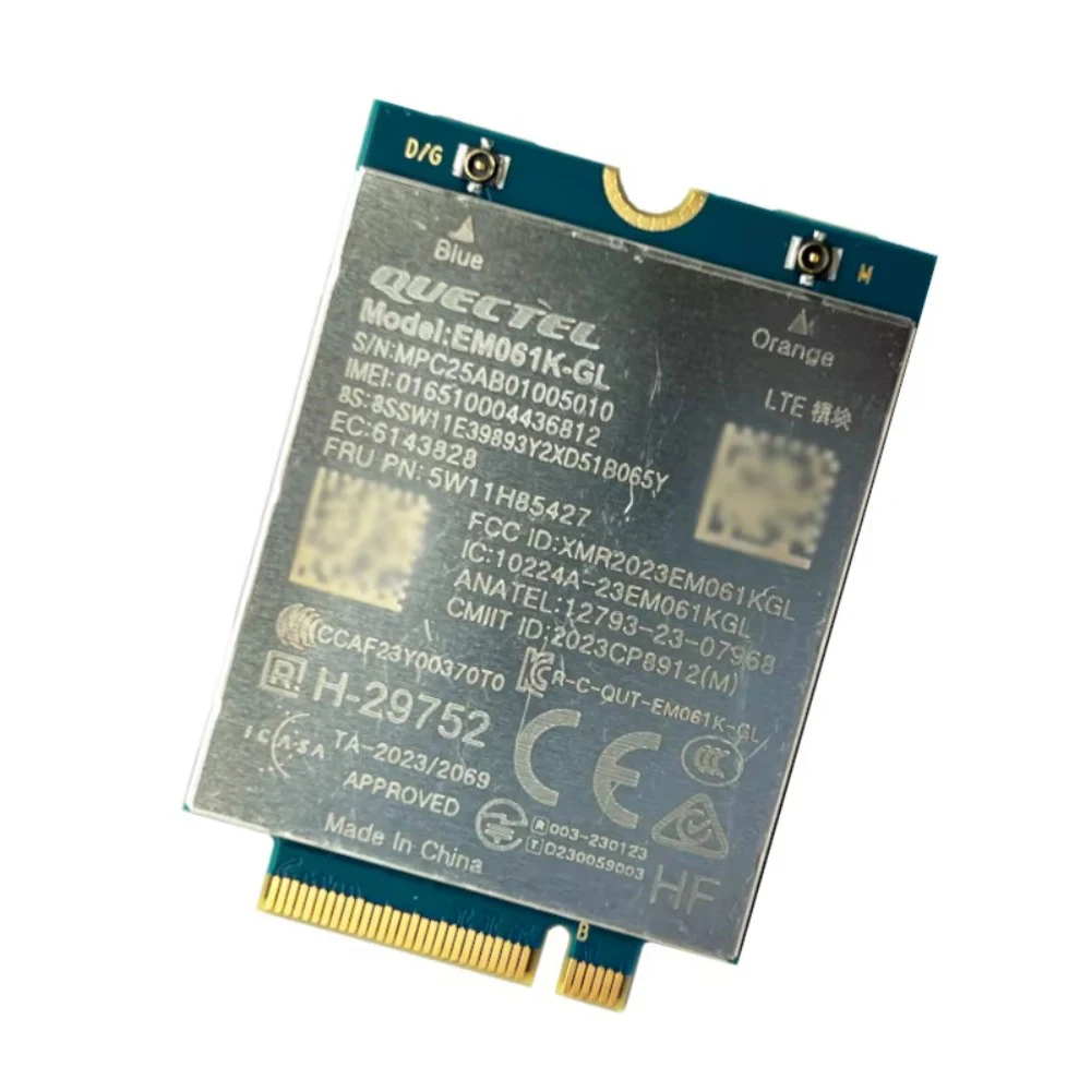 Карта 4G WWAN Quectel EM061K-GL FRU 5W11H85427, модуль LTE Cat6 для ноутбуков Thinkpad T14, X13, T14S, L13, T16, L14, L16, G1, G2, G3, G4, G5, G6 (art.: 3920dbdd8df70) - 3920dbdd8df70