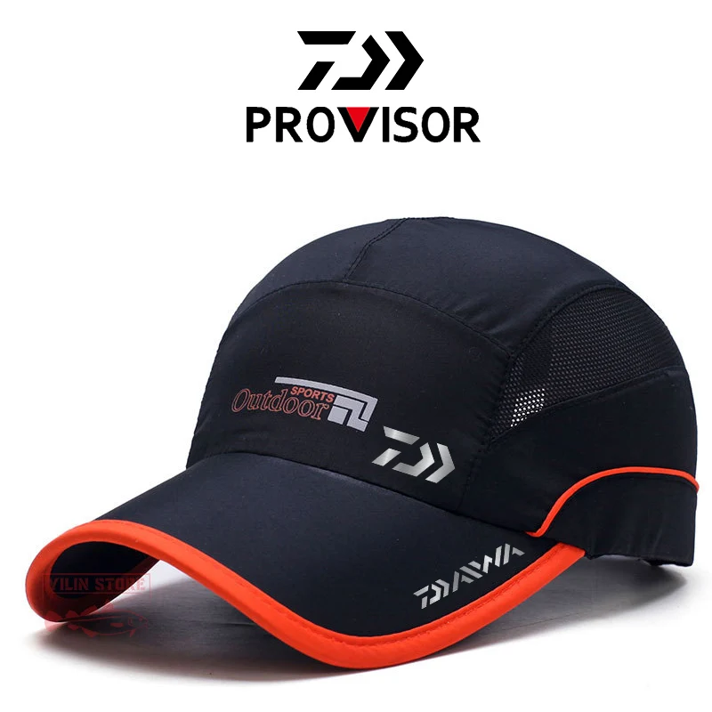 

Daiwa Fishing Hat Fashion Men's Women's Summer Quick-drying Breathable Sunscreen Hat Outdoor Riding Mountaineering Fishing Cap