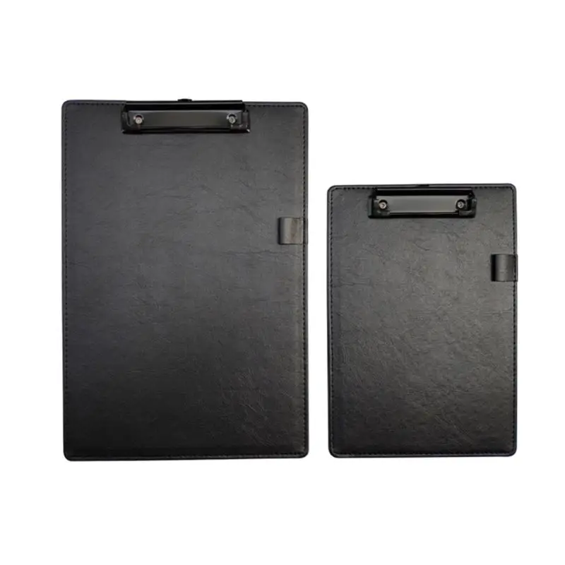 

PU Leather A4 A5 File Paper Clip Board Writting Clamps Folder Document Stationery Bill Memo Pad Clipboard Office School Supplies