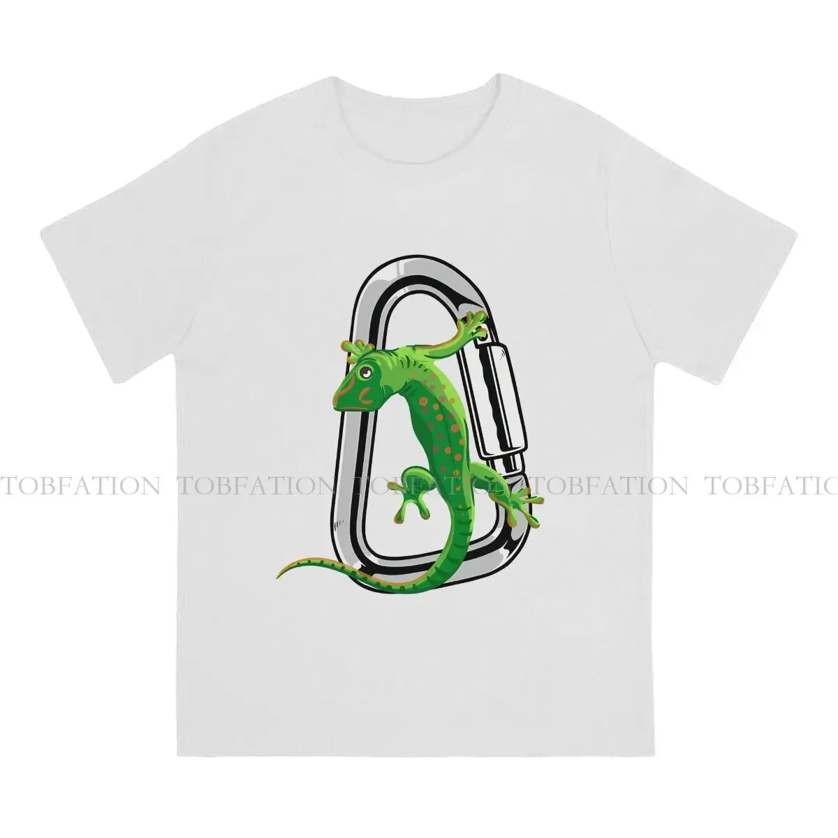 na karabińczyku graficzna koszulka wspinaczka sporty świeżym powietrzu kreatywne topy wygodna męska