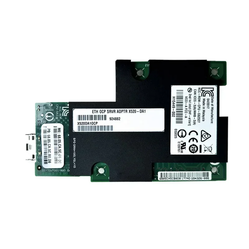 Оригинальный разъем SFP OCP X520-DA1 оптическая 10-гигабитная однопортовая сетевая