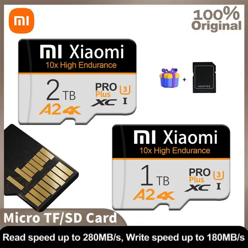 Xiaomi 2TB 1TB SD Карта памяти 128GB 256G Micro TF Card 512G Tarjeta Sd A2 V30 U3 Для телефона Планшета Дрон Ps5