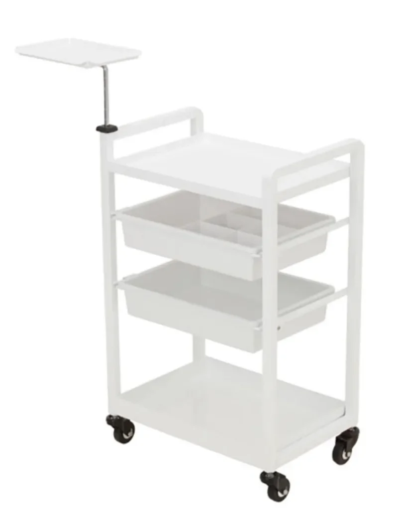 Тележка для салона красоты в скандинавском стиле многофункциональная тележка