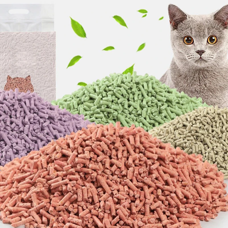 Degradable Plant Cat Litter Cleaning Supplies Deodorant Cat Litter Quality Natural  Tofu Cat Litter Sand Pet Shop Pet Product