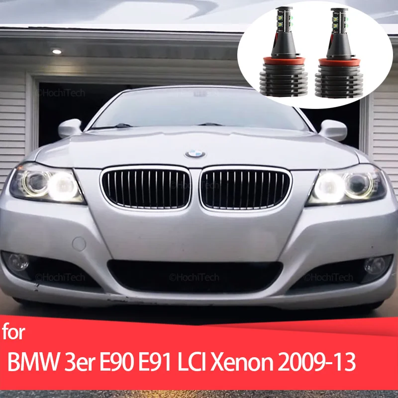 

LED Halo Ring Angel Eye Light Bulb For BMW 3 Series E90 E91 316i 318i 320i 323i 325i 328i 330i 335i LCI Xenon 2009-2013 120W