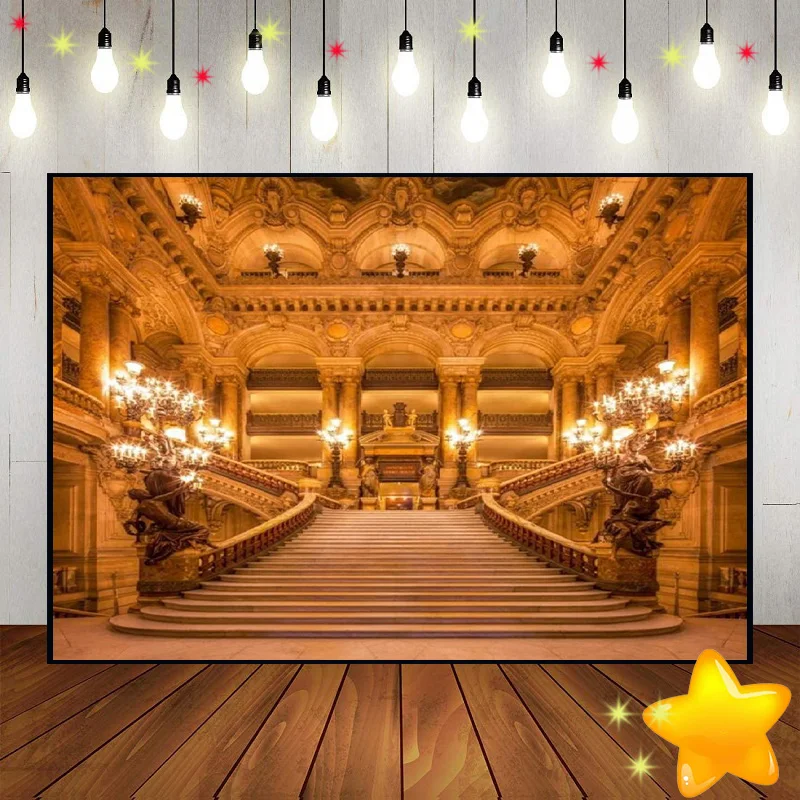 

King's Castle Palace Egyptian Mural Egypt Theme Background Photography Backdrops Decoration Photo Party Custom Birthday Backdrop