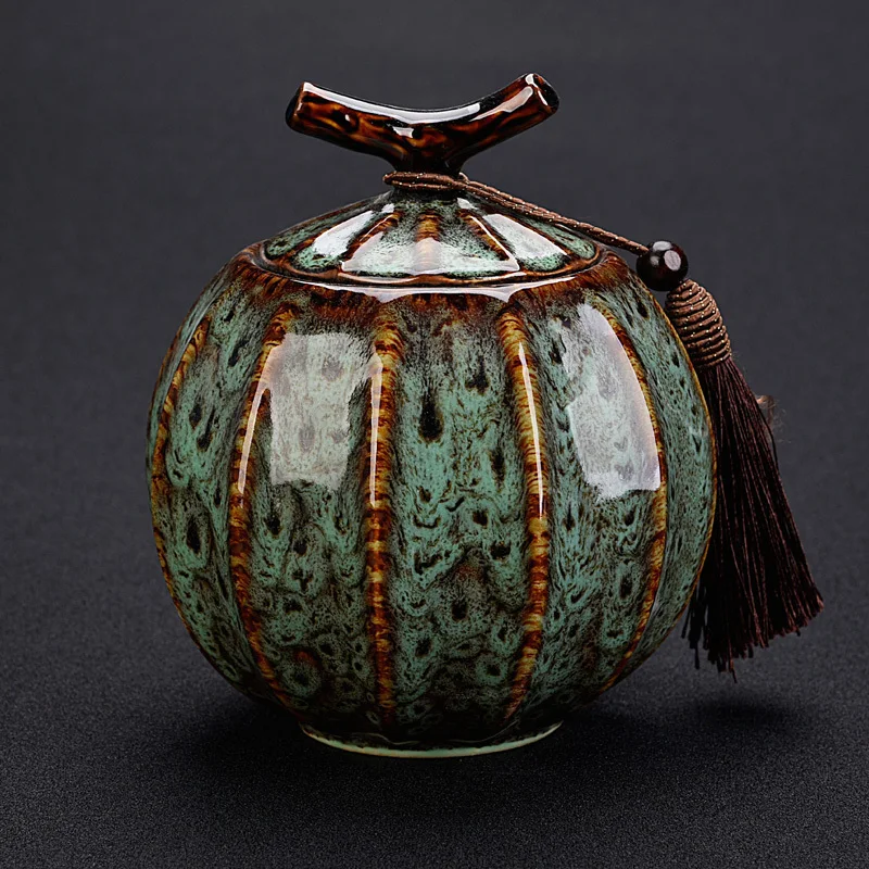 

Large Food Storage Kitchen Container Ceramic Storage Jars Sealed Storage Items Portable Ceramic Jar