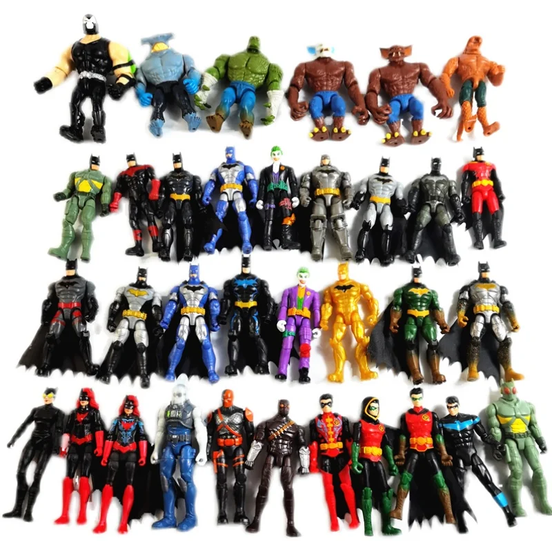 

Genuine Clown Batman 3.75 Inch Action Figures Joint Movable Anime Figure Doll Model Nanaue Waylon Jones Bane Boy Toy Gift