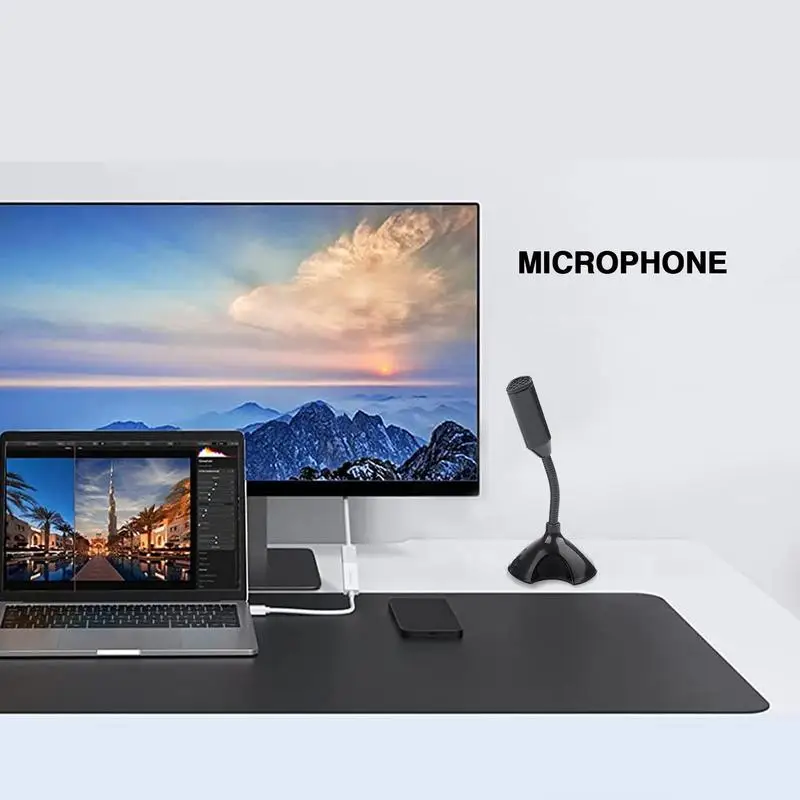 Конденсаторный USB-микрофон для подключения и воспроизведения