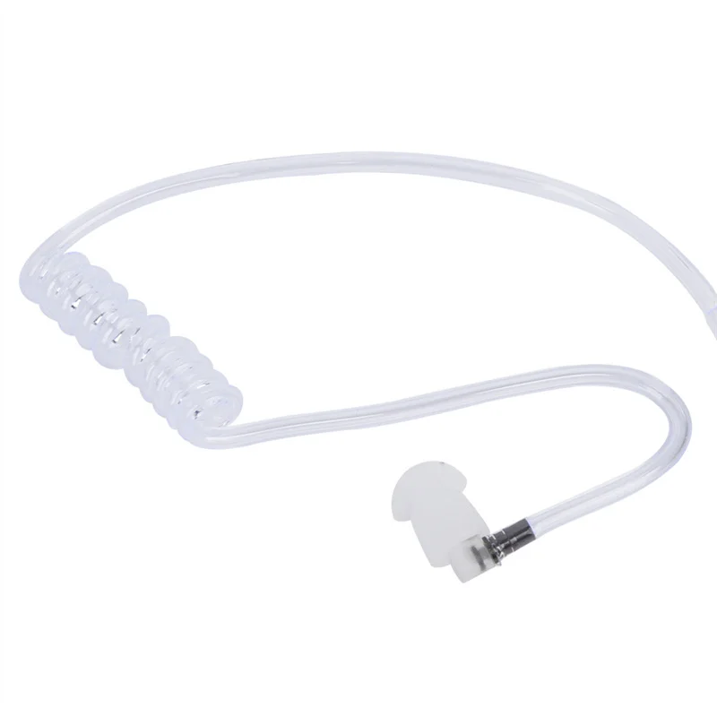 2 Pin Walkie Talkie Earpiece Headset PTT Mic for Motorola Radio CP200 CP185 CP200D GP300 CLS1110 CLS1410 DEP450 (with blue line)