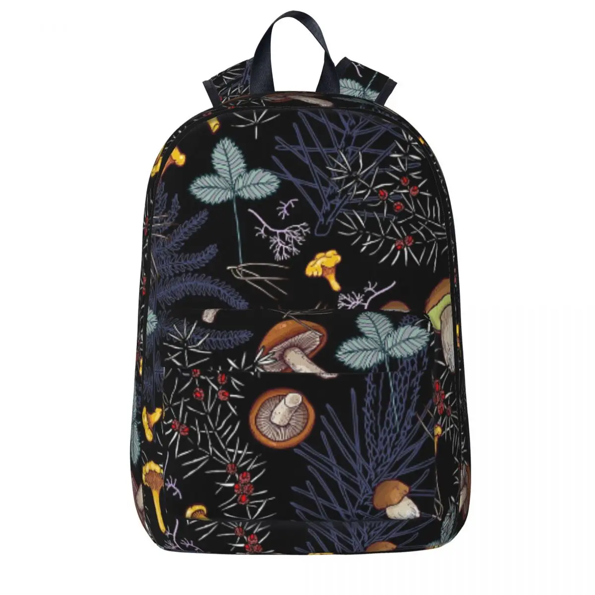 

Dark Wild Forest Mushrooms Backpacks Boys Girls Bookbag Students School Bags Cartoon Kids Rucksack Laptop Rucksack Shoulder Bag