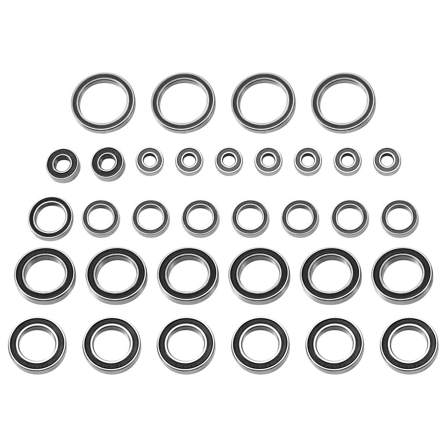 

33pcs Rubber Sealed Steel Ball Bearing Kit for 1/5 Traxxas X-Maxx XMAXX 8S RC Car Upgrade Parts Accessories