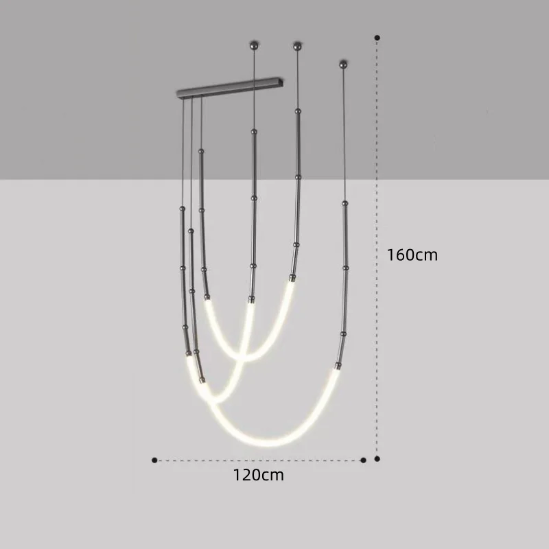 

Люстра xiuxiu современная минималистичная