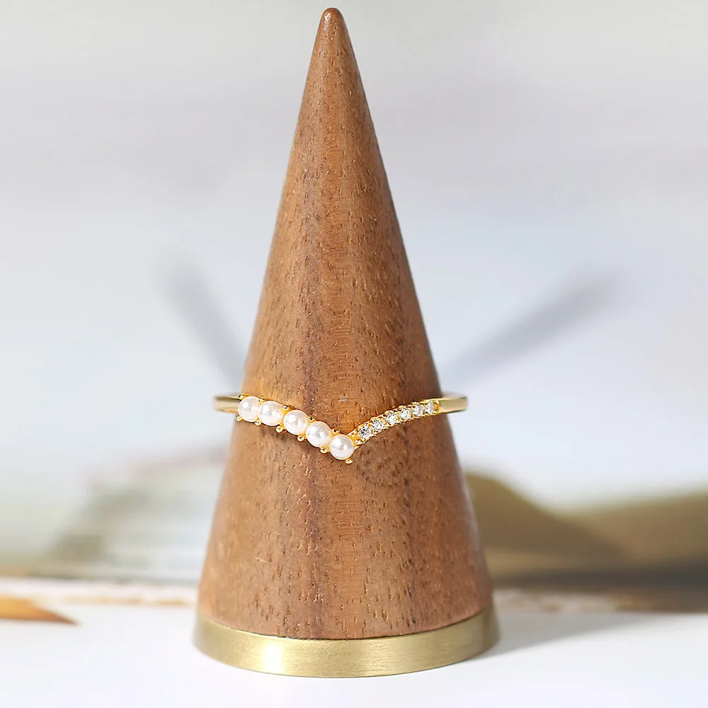 LAMOON 925 серебряные обручальные кольца для мужчин свадебные туфли с жемчугом