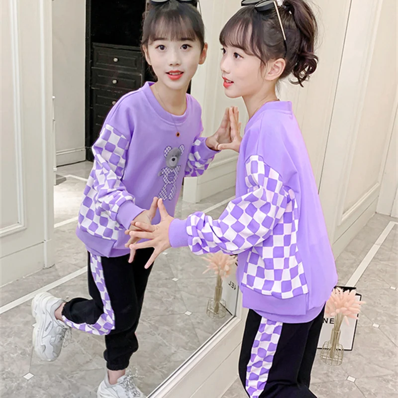 

2 шт./комплект, детский хлопковый костюм для девочек