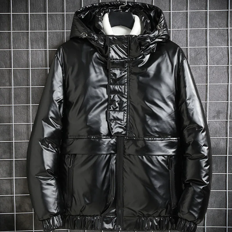 Men's White Duck Down Jacket Warm Hooded Thick Puffer Jacket Coat 2021 Male Casual Windbreaker Overcoat Thermal Winter Parka Men