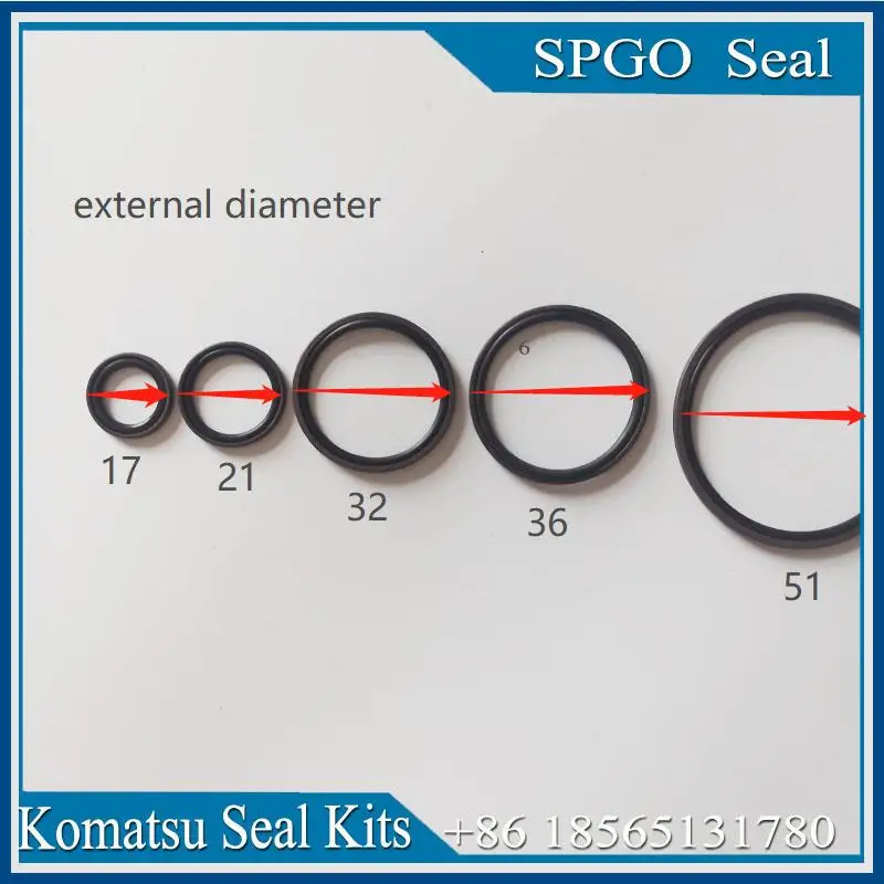 

SPGO Seal for Komatsu Excavator Control Valve SPGO Seal Kit PC60-7 PC300-7 PC200-8 PC200-7