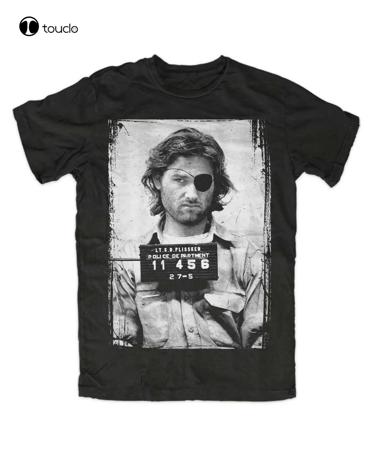 

New Snake Plissken Mugshot T Shirt New York Escape Snake Film Kurt Tee Shirt Unisex