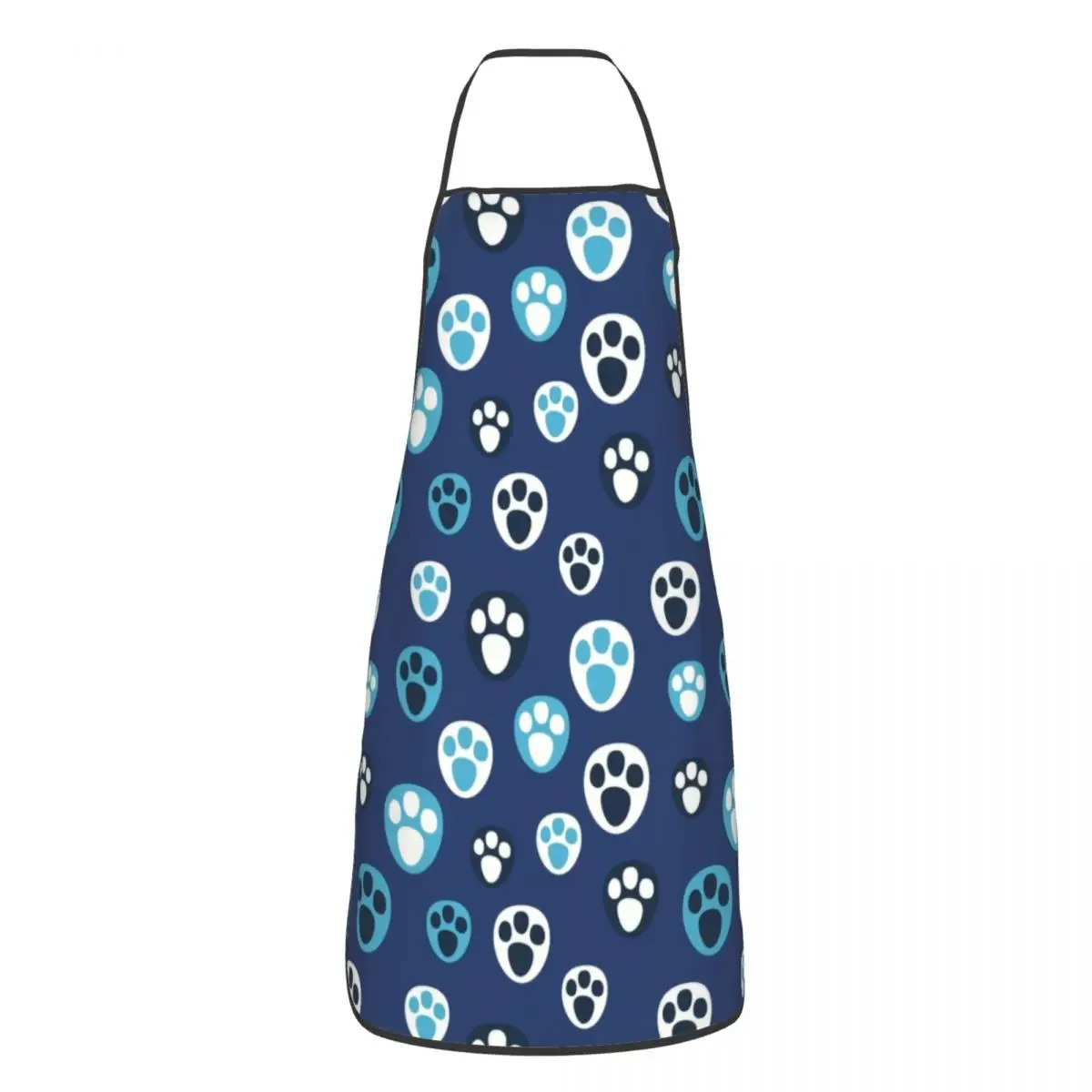 

Красочный фартук с принтом собачьей лапы для женщин и мужчин, унисекс, нагрудник для приготовления пищи, кухонный столб, кухонный шеф-повар, садоводство