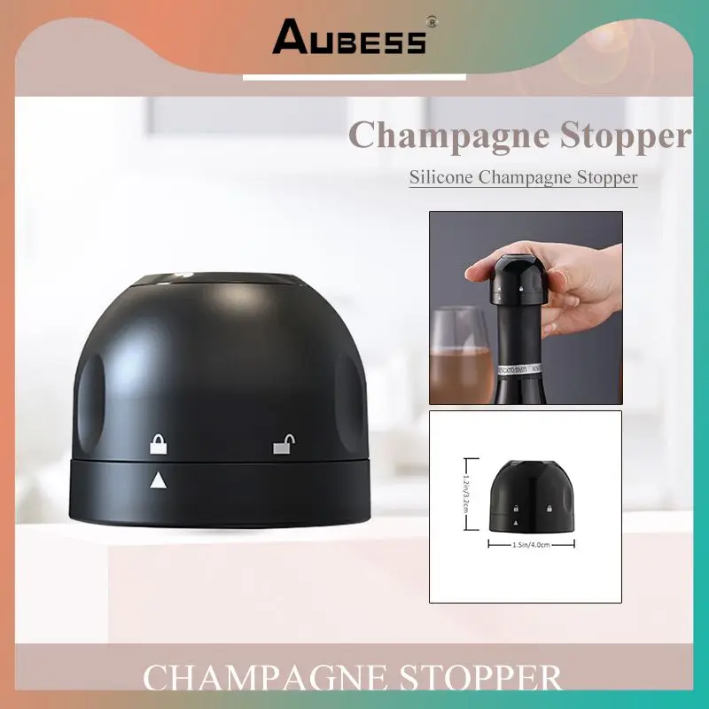 

2/4/5PCS Vacuum Red Wine Bottle Cap Stopper Silicone Sealed Champagne Bottle Stopper Vacuum Retain Freshness wine plug Bar Tools