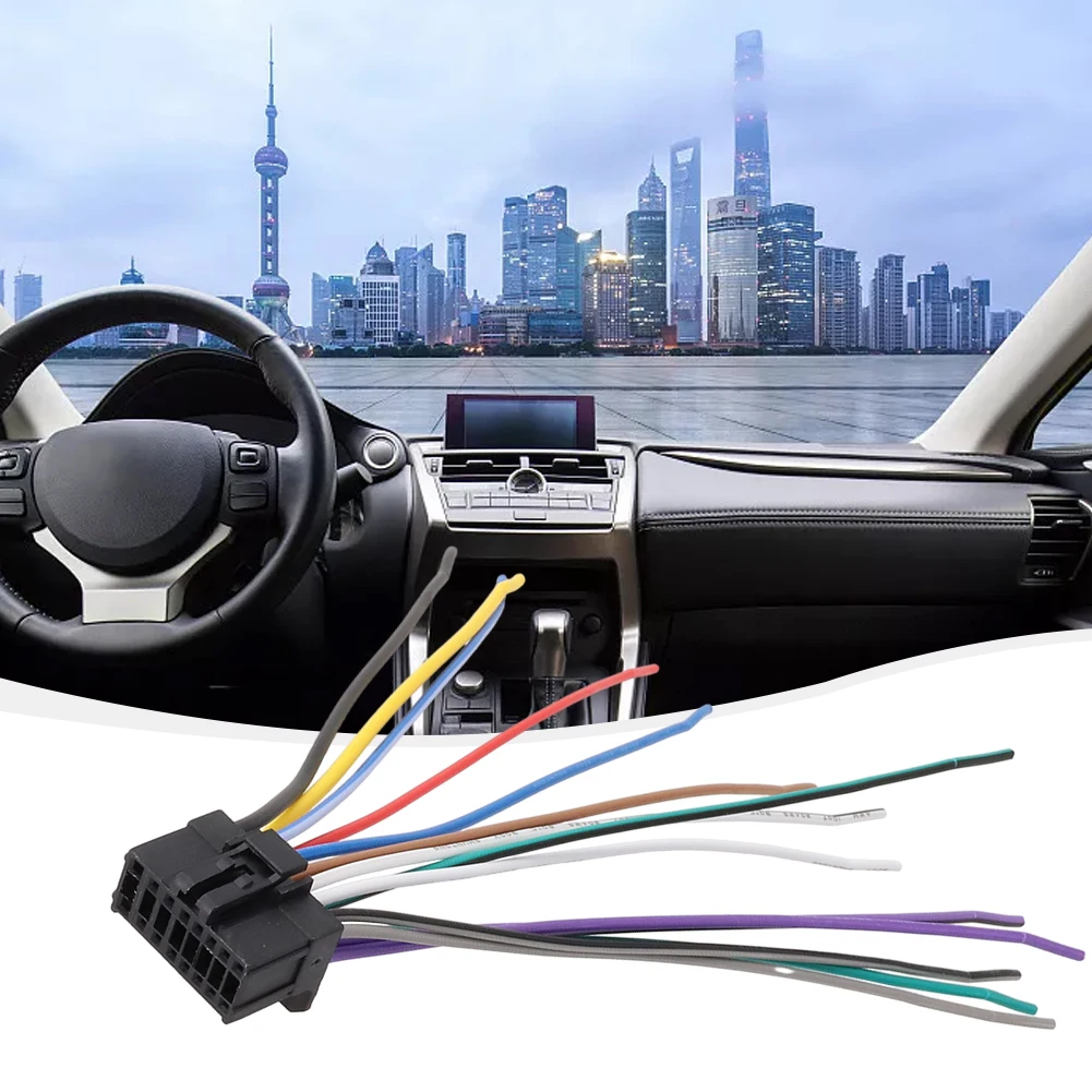 16-Pin Car Stereo Radio Wiring Harness Connector For Pioneer DEH12 DEH23 DEH2300 Professional Copper Wire Harness Made Car Audio
