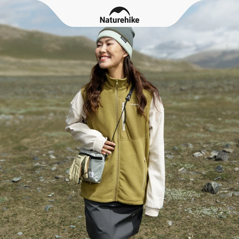 Мужская теплая флисовая майка Naturehike весенне-зимняя ветрозащитная женская