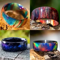 fashion charming colorful acrylic rings for women simple smooth cute girl ring party jewelry aesthetic gifts