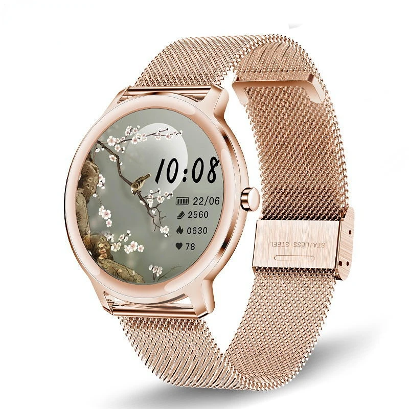 

2022 Ultra-thin Smart Watch Female Full Touch HD Color Screen Smart Watch Female Heart Rate Monitoring Android Ios Version
