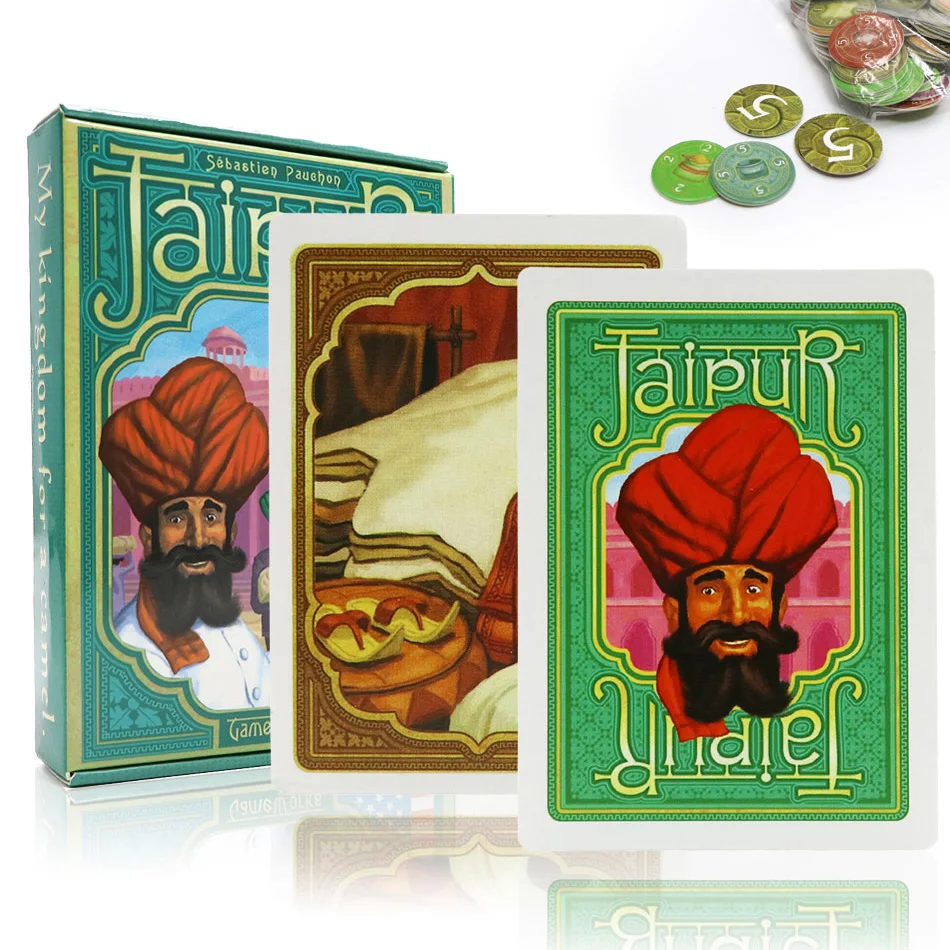 Jaipur card games English & Spanish rules 2 players table game for couple family party board game Playing Cards
