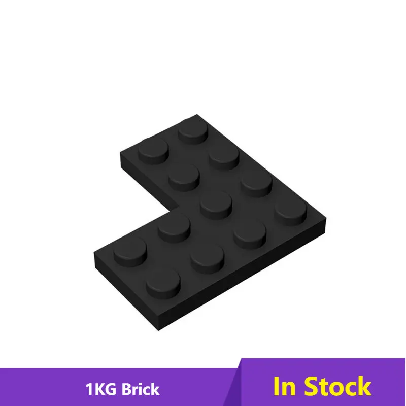 

1KG 580PCS MOC Parts 2639 Plate 4 x 4 Corner Compatible Bricks DIY Assmble Building Block Particle Kids Puzzle Toy Birthday Gift
