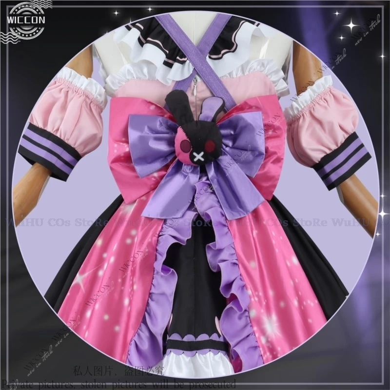 Nijisanji EN Maria Marionette 2 0 Косплей Костюм Парик Обувь Comic-Con Маскарад Маскировка Женщина