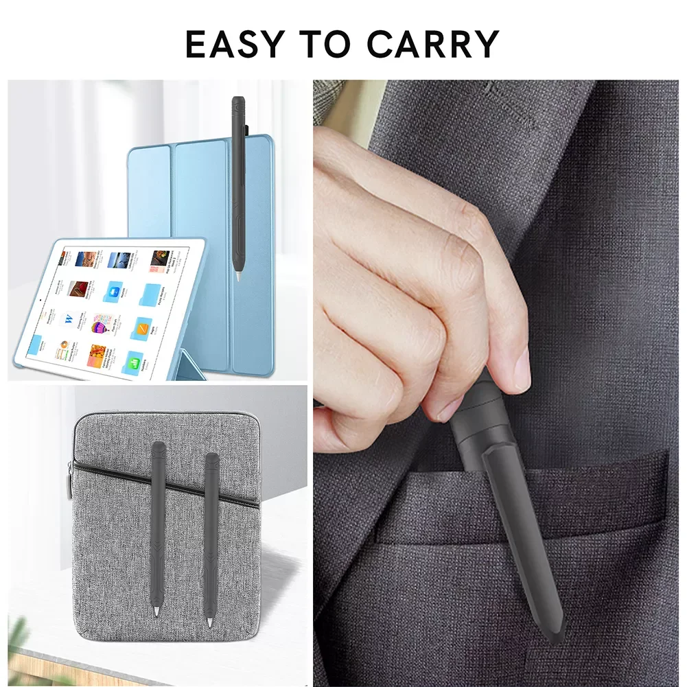 

Pen Case for Apple Pencil 1 Stylus Comfortable Soft Anti Slip Protective Sleeve Cover Anti-fall Dust-Proof Waterproof
