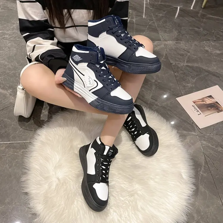 

Женские кроссовки на среднем каблуке, высокие кроссовки, Новинка осени 2022