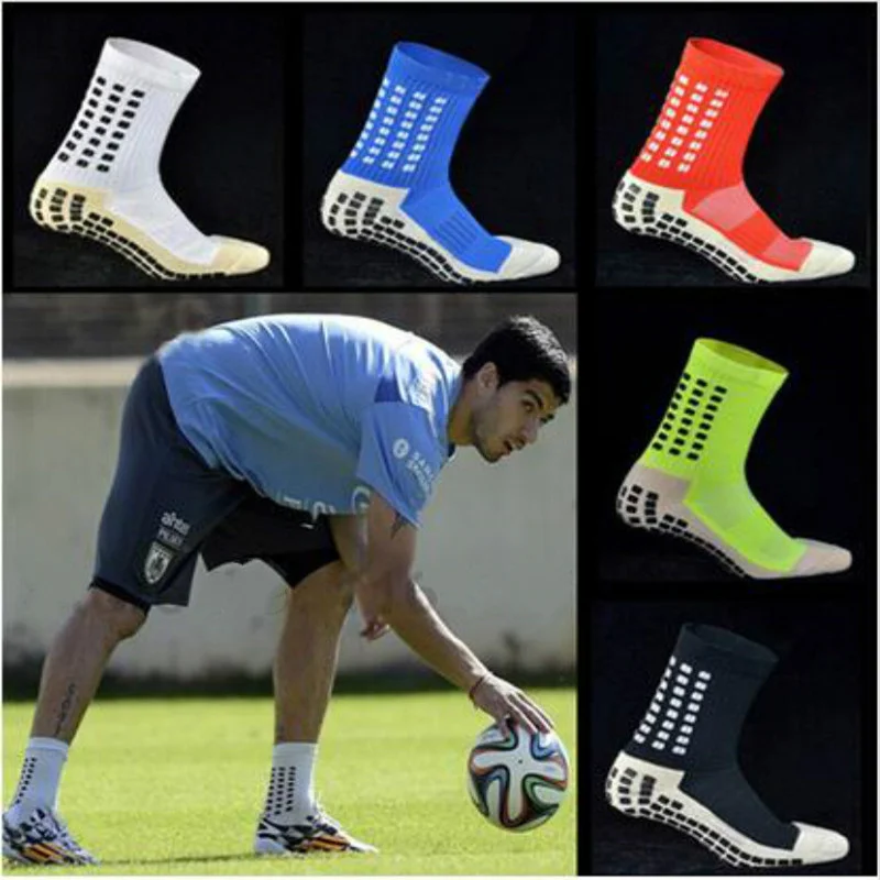 

2023 Quality Anti-Slip Socks Football High New Soft Breathable Men Thickened Sports Running Cycling socks Hiking Women Soccer So