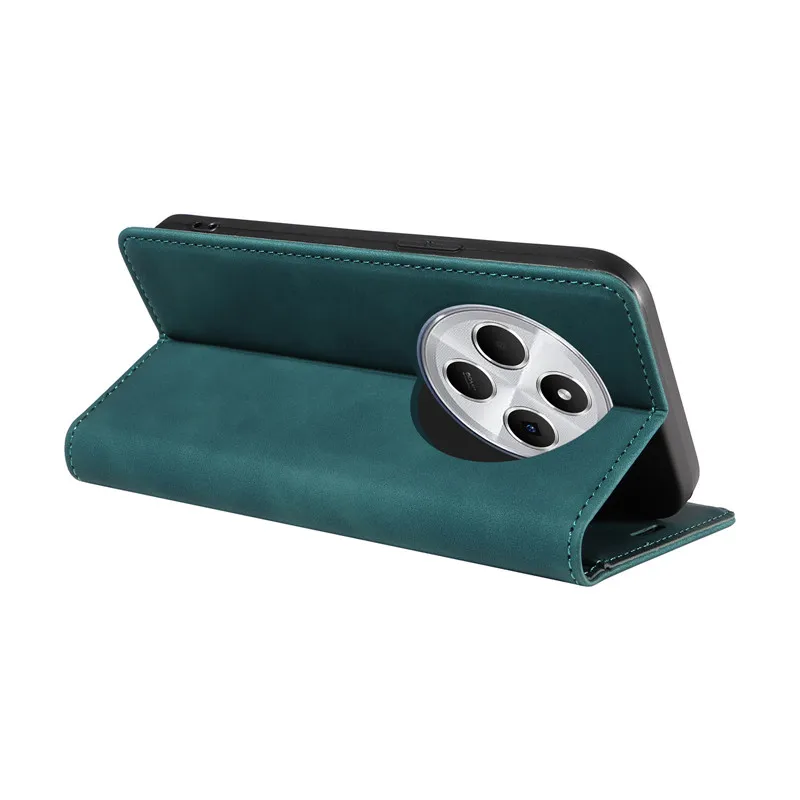 Противоугонный чехол для телефона Xiaomi Redmi Note 14 13 Note14 Pro Plus 13C 5G 14C 4G Coque Wallet Flip Card Holder