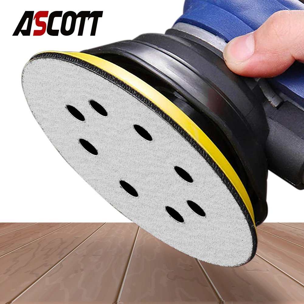 Водонепроницаемые шлифовальные диски 5 дюймов 125 мм 8 отверстий зернистость 60-1000