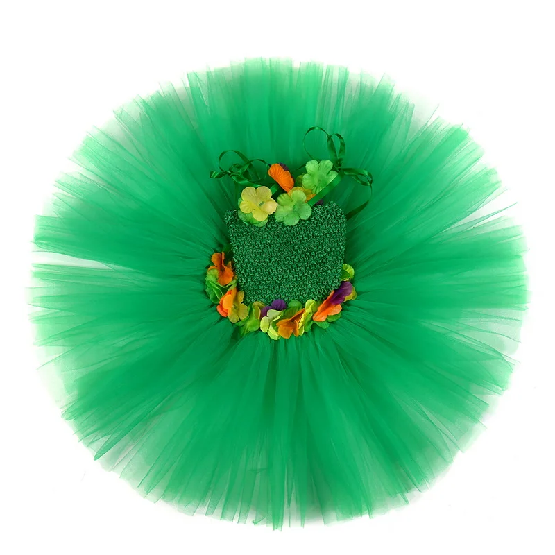 Рождественское платье для девочек эльфа косплея принцессы костюмы с цветами