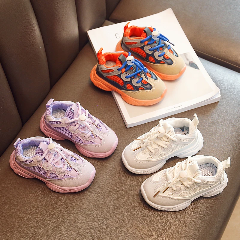 

Children Sports Shoes Toddler Boys Girls Mesh Breathable Sneaker Fashion Unisex Casual Kids Shoes 21-36 Spring Autumn Footwear